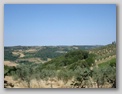 panorama dal sentiero per tomba etrusca di montefiridolfi