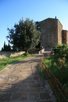 Castelfalfi - walking to the main entrance
