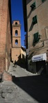 Castelfiorentino - strada laterale e campanile