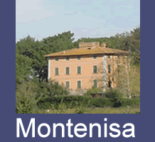 Montenisa building near Montefiridolfi, tuscany, italy