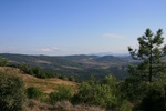 Montignoso - panorama dalla strada